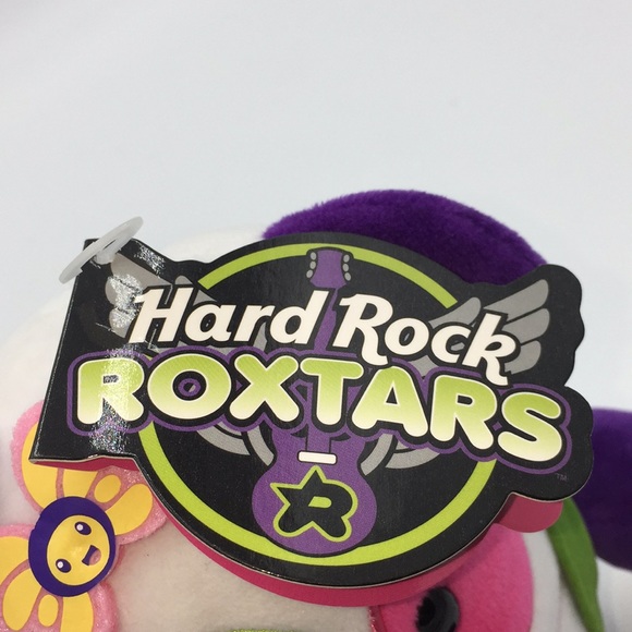 Hard Rock Roxstars Razzi Keyboards Plush Stuffed Toy 6 Inch - Picture 9 of 13